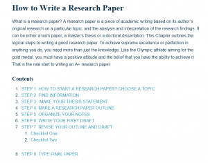 how to write a research essay websites