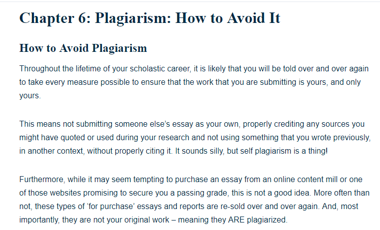 make sure my essay is not plagiarized