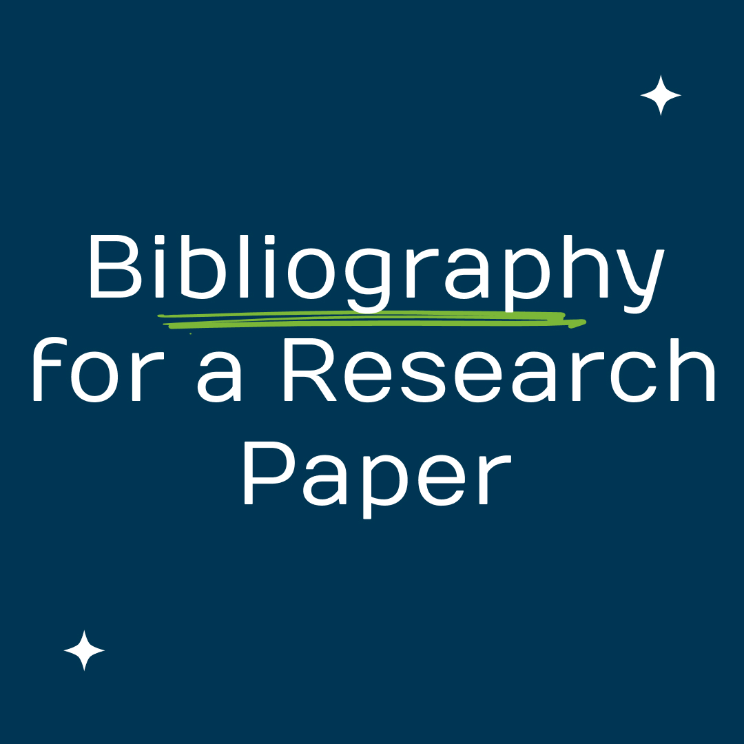 where does the bibliography go in a research paper