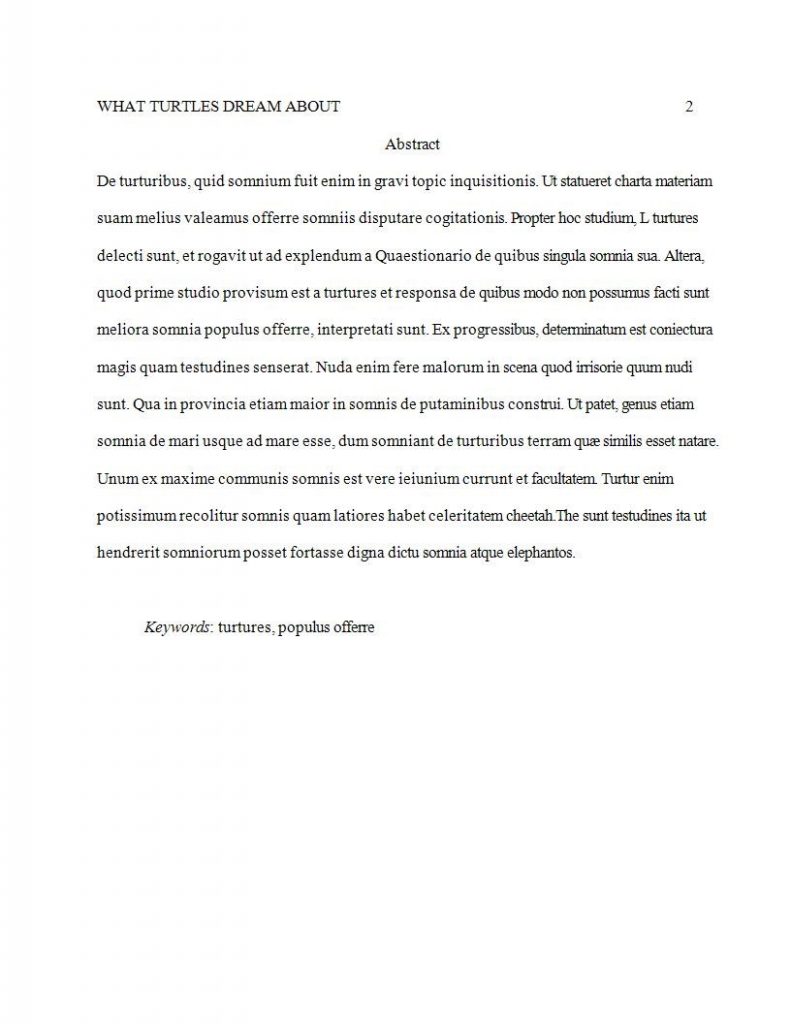 Apa template without abstract Apa template without abstract image