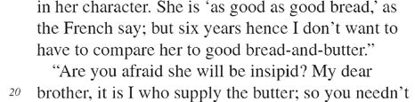 SAT Literature Practice Test 3 on Mrs. Penniman's and Doctor's dialogue line 20