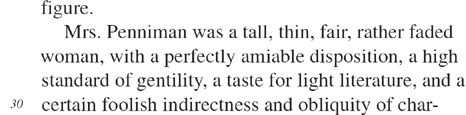 SAT Literature Practice Test 3 on Mrs. Penniman's and Doctor's dialogue line 30