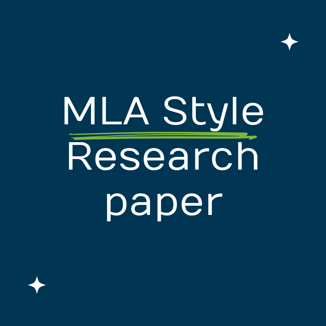 How to Write a Research Paper in MLA Format