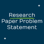 write a problem statement in research