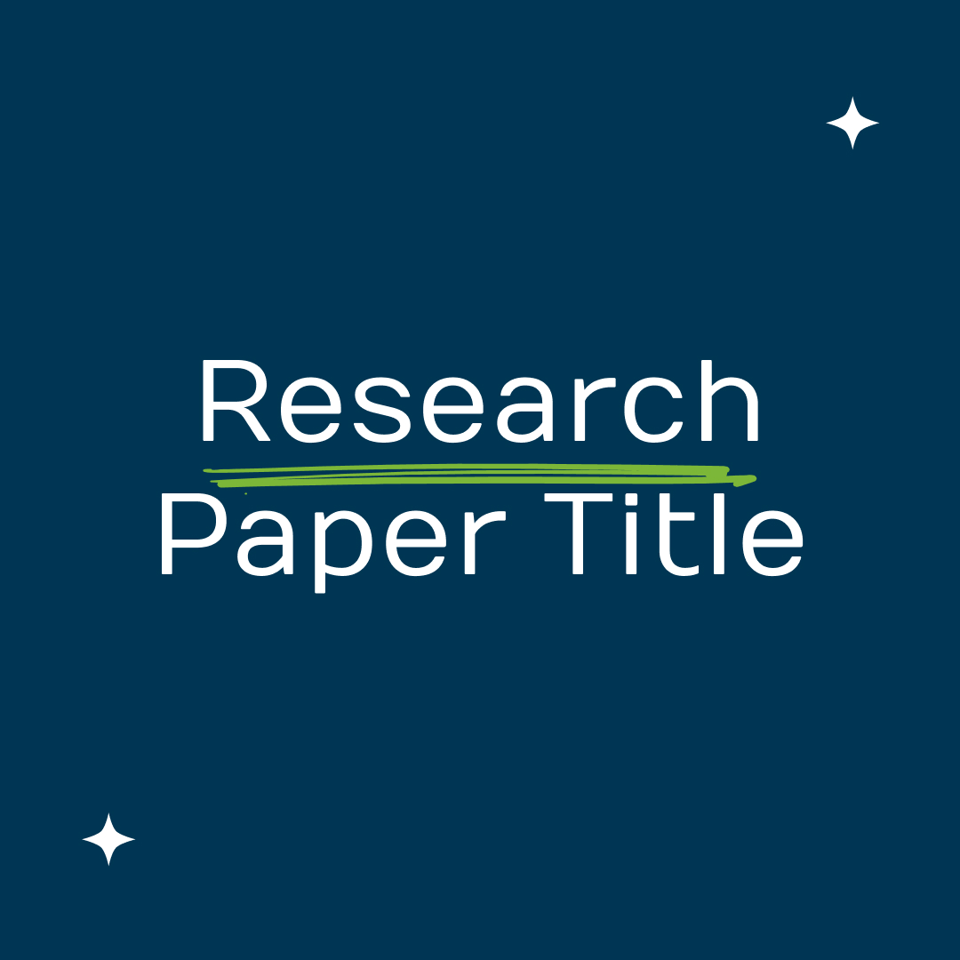 How to Write a Title for a Research Paper